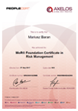 MoR® Foundation Certificate in Risk Management;